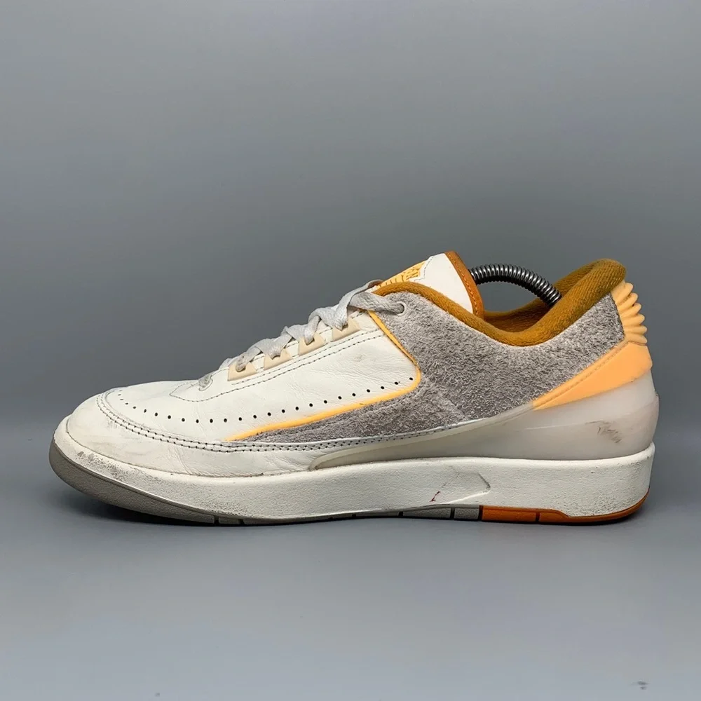 Jordan 2 Retro Low Melon Tint Basketball Shoes DV9956‑118 Men’s Sz 10‎